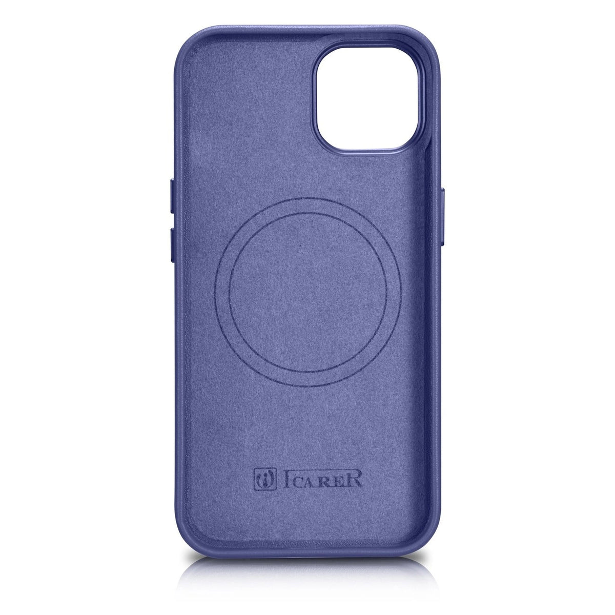 iCarer Case Leather pokrowiec etui z naturalnej skóry do iPhone 14 Plus – zdjęcie 3