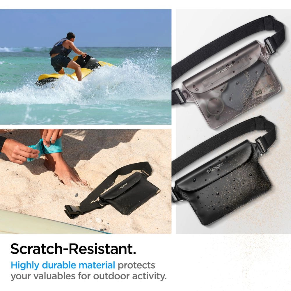 Torba Spigen Aqua Shield A620 wodoodporna biodrowa IPX8 - czarna – zdjęcie 6