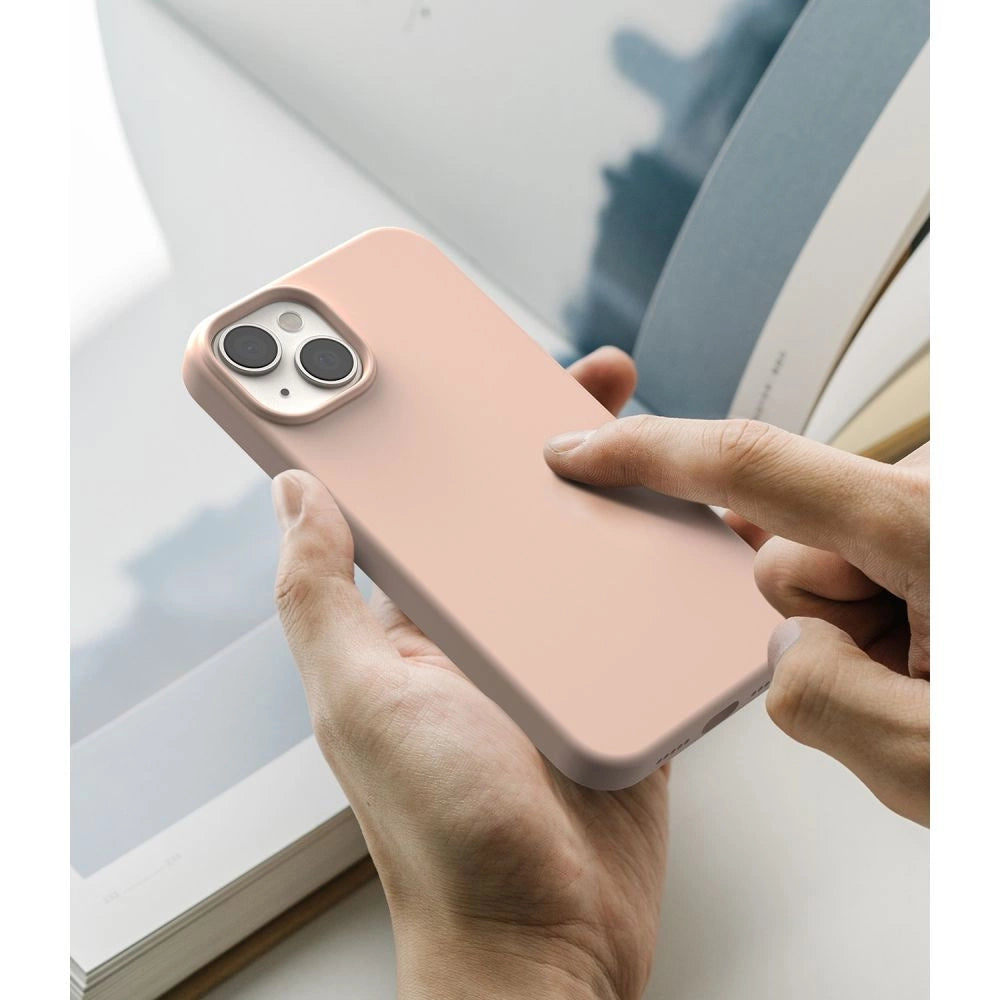 Ringke APPLE iPhone 14 Plus 6.7" SILICONE PINK SAND – zdjęcie 2