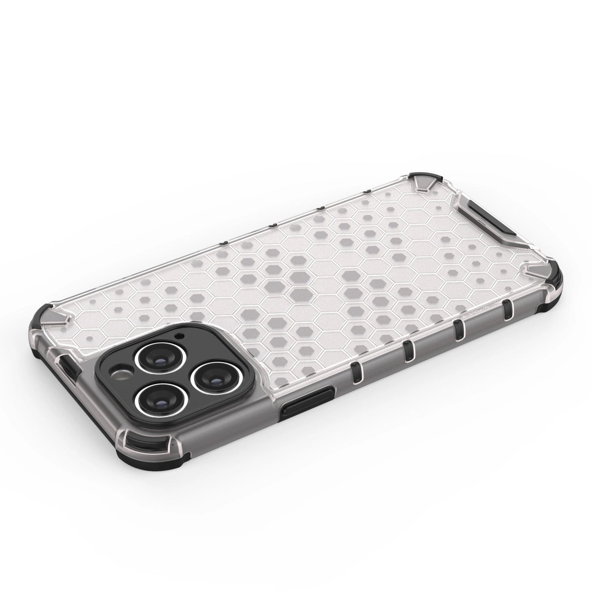 Honeycomb etui iPhone 14 Pro pancerny hybrydowy pokrowiec czarne – zdjęcie 13