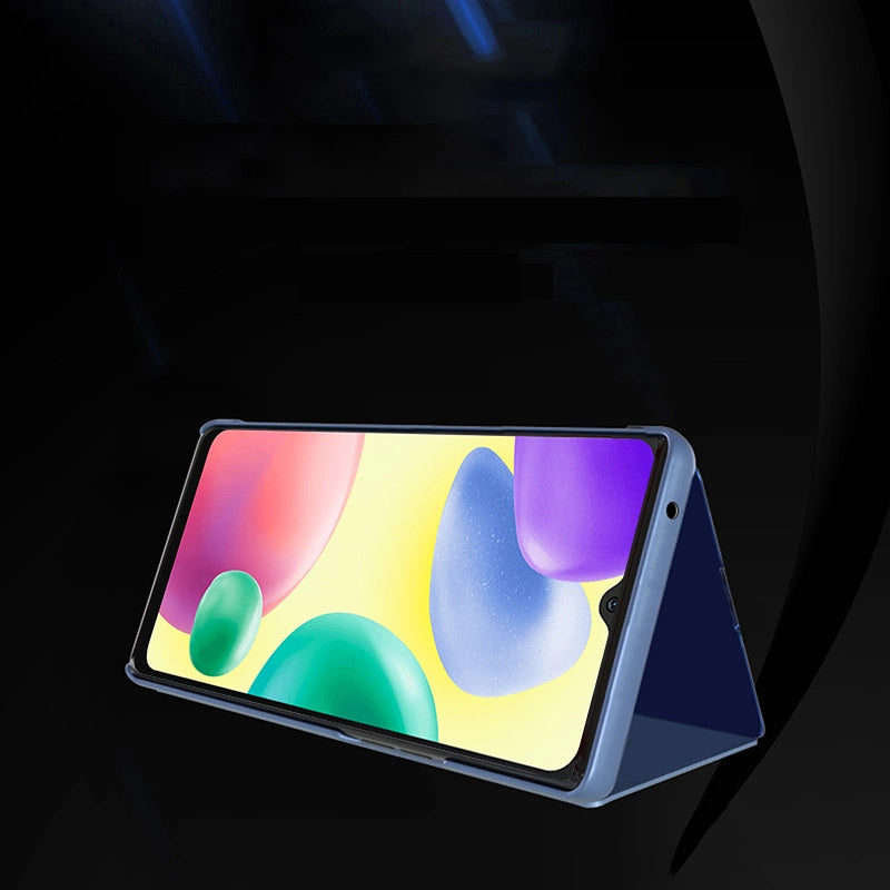 Clear View Case etui Xiaomi Redmi 10C pokrowiec z klapką czarne – zdjęcie 3