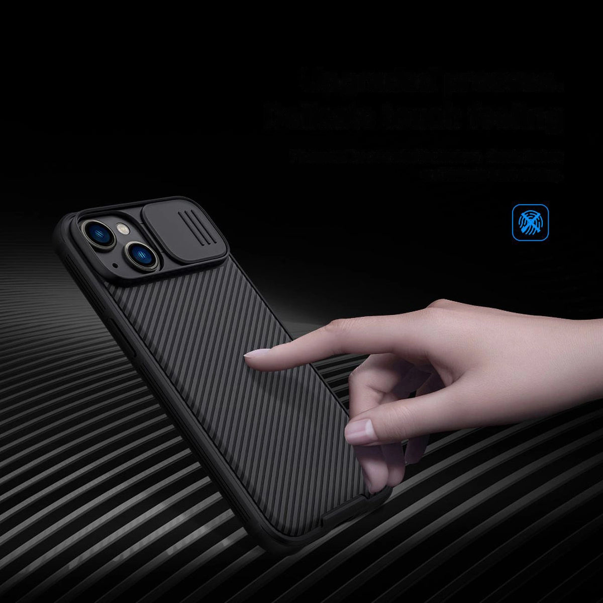 Nillkin CamShield Pro Case etui iPhone 14 Plus na aparat kamerę zielony – zdjęcie 10