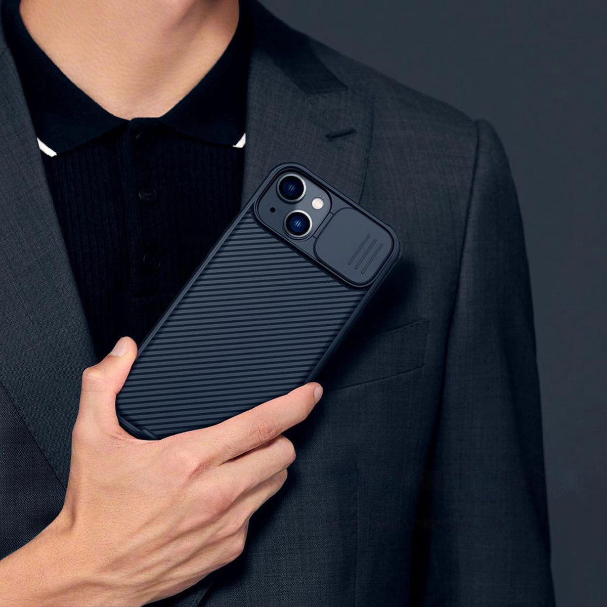 Nillkin CamShield Pro Case etui iPhone 14 Plus na aparat kamerę zielony – zdjęcie 15
