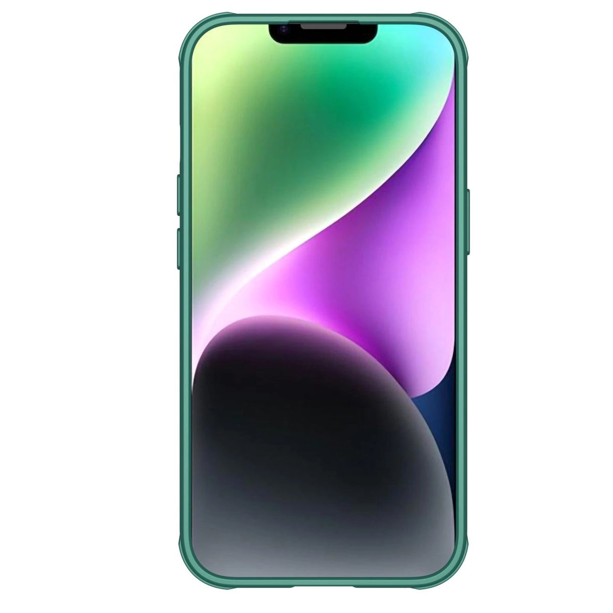 Nillkin CamShield Pro Case etui iPhone 14 Plus na aparat kamerę zielony – zdjęcie 6