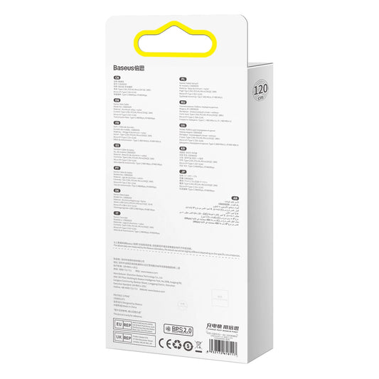 Baseus Flash do USB-C / Micro-USB / Lightning 66W 480Mb/s 1.2m niebieski