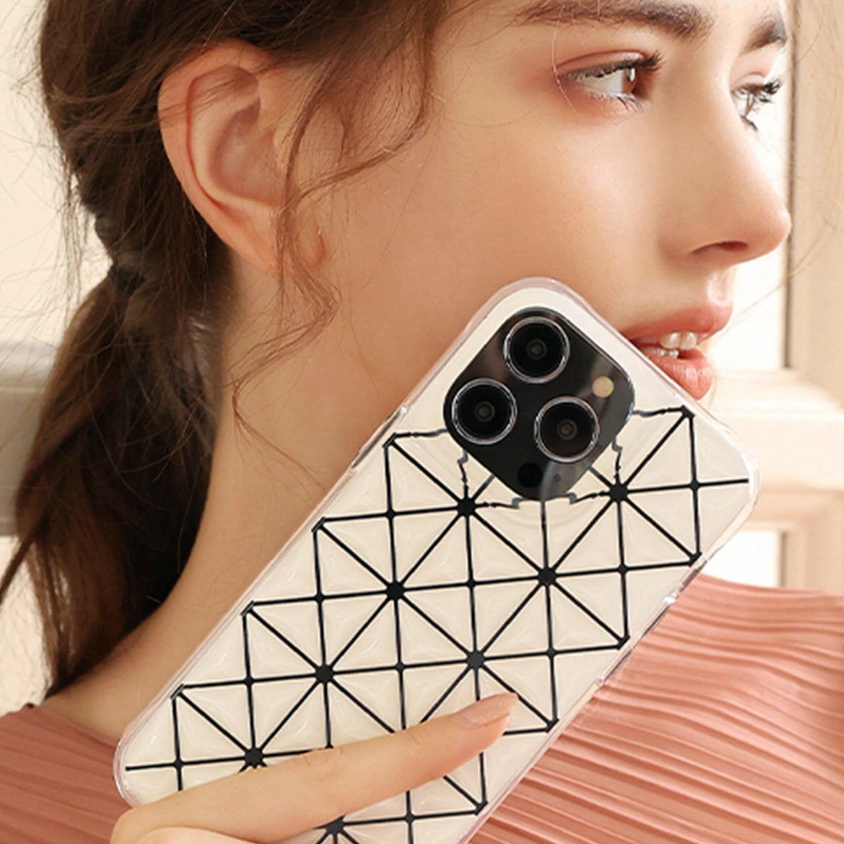 Kingxbar Miya Series etui iPhone 14 Plus pokrowiec na tył plecki tęczowe – zdjęcie 2
