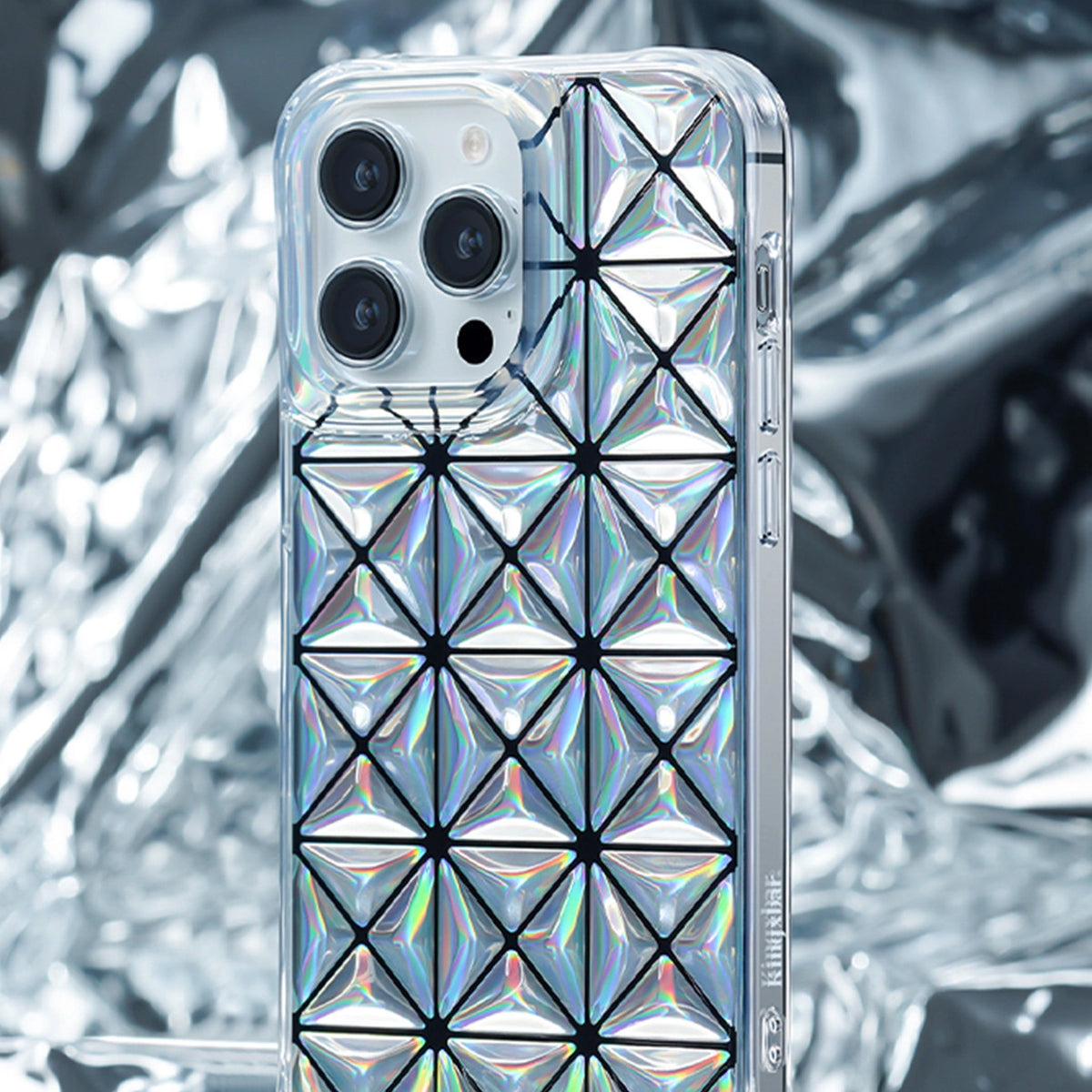 Kingxbar Miya Series etui iPhone 14 Plus pokrowiec na tył plecki tęczowe – zdjęcie 3