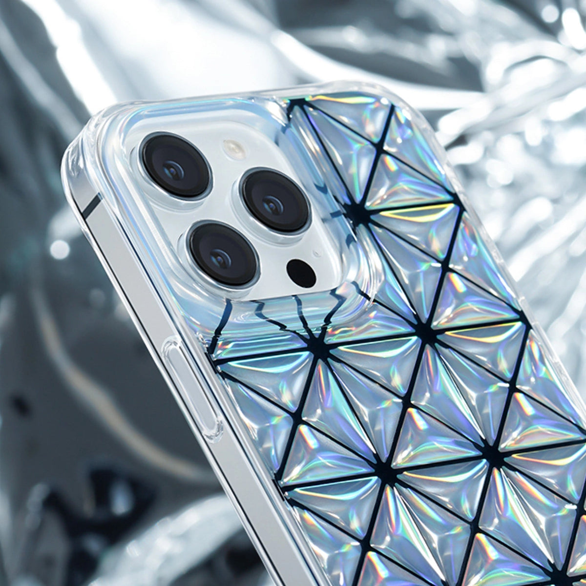 Kingxbar Miya Series etui iPhone 14 Plus pokrowiec na tył plecki tęczowe – zdjęcie 4