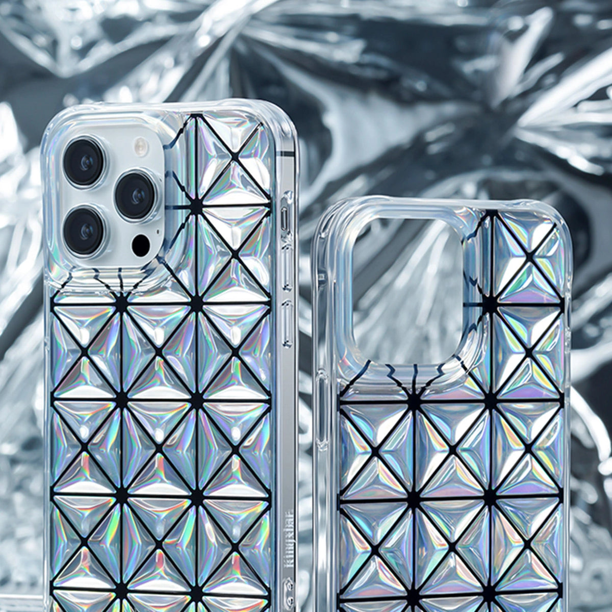 Kingxbar Miya Series etui iPhone 14 Plus pokrowiec na tył plecki tęczowe – zdjęcie 5