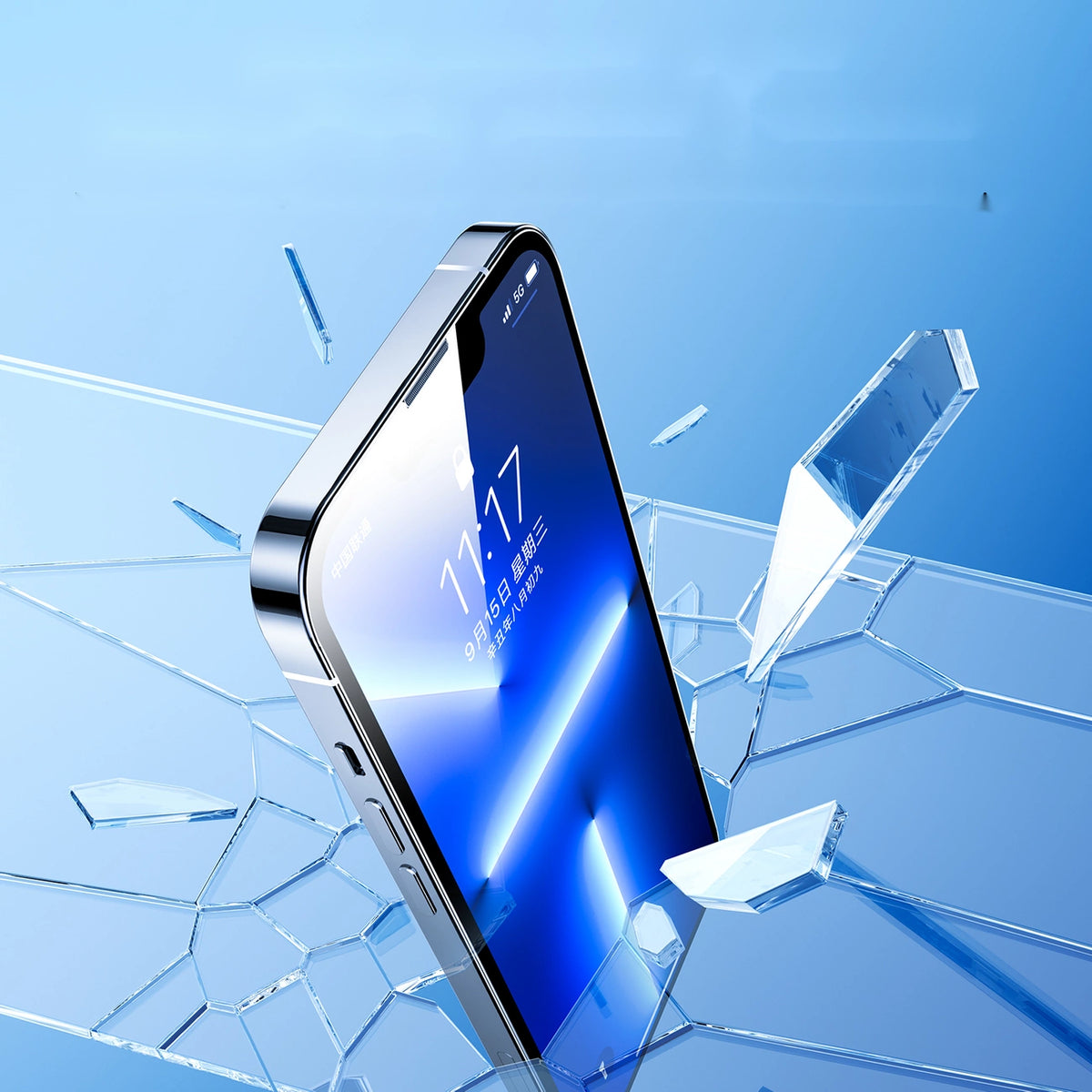 Joyroom Knight szkło do iPhone 14 Plus z zestawem montażowym przezroczysty – zdjęcie 8