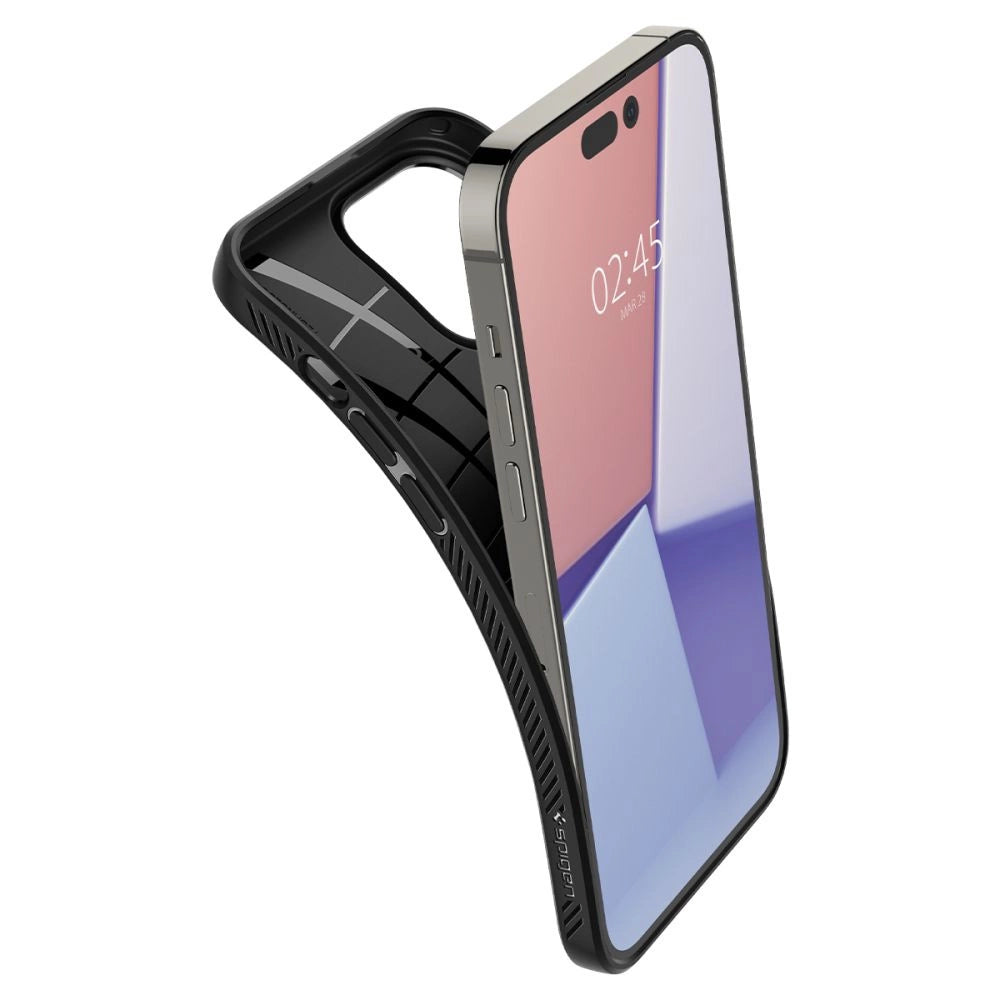 Etui Spigen Liquid Air na iPhone 14 Pro - czarny mat – zdjęcie 15
