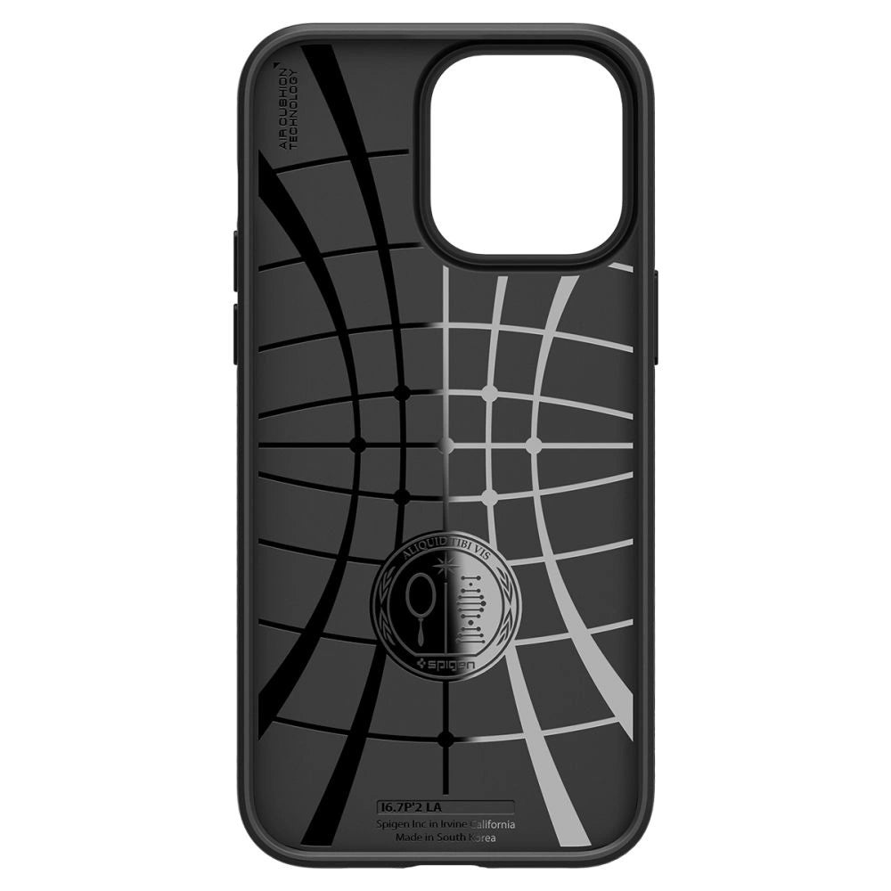 Etui Spigen Liquid Air na iPhone 14 Pro - czarny mat – zdjęcie 4