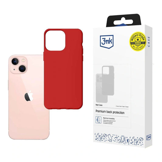 Etui 3mk Matt Case na iPhone 14 - czerwone