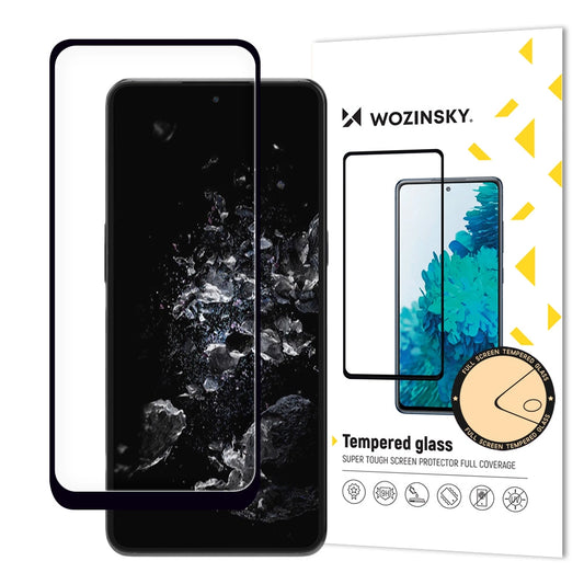 Wozinsky Full Glue Tempered Glass szkło na cały ekran z czarną ramką
