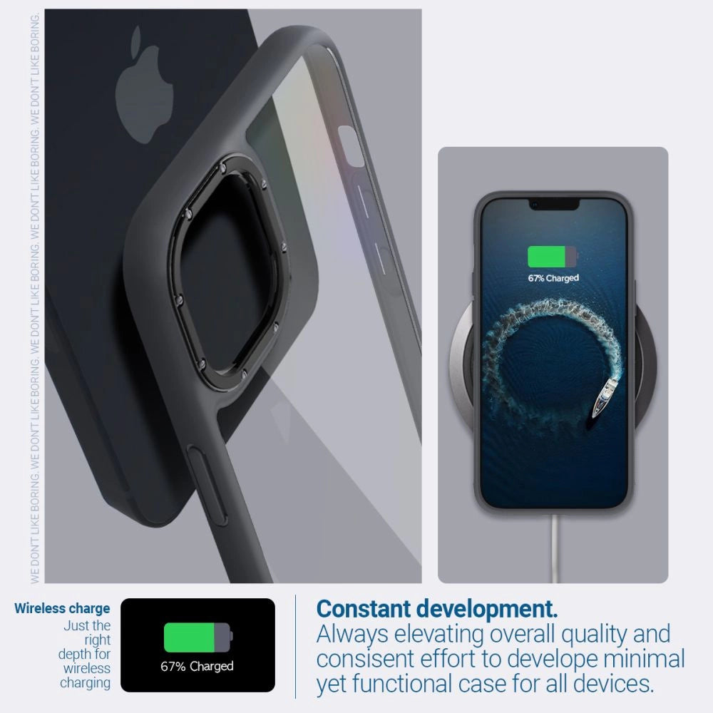 Etui Caseology Skyfall na iPhone 14 Plus - czarny mat – zdjęcie 9