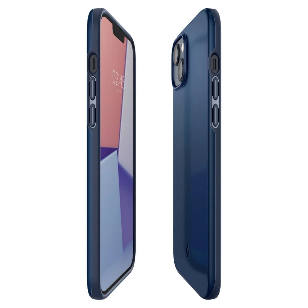 Etui Spigen Thin Fit na iPhone 14 Plus - niebieskie – zdjęcie 7