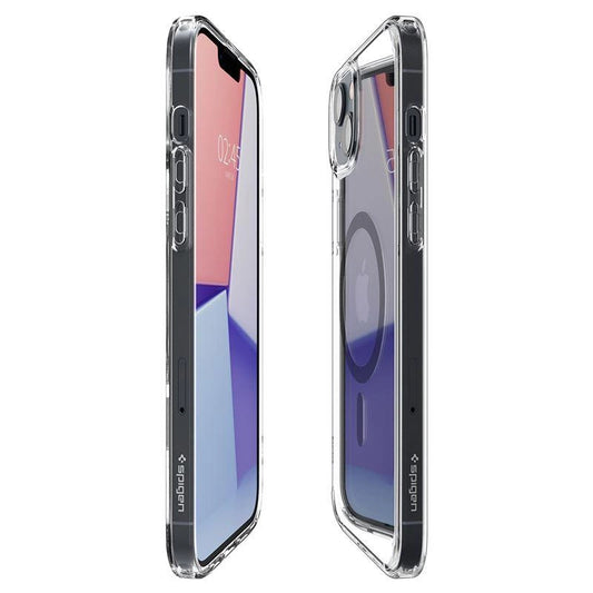 Etui Spigen Ultra Hybrid Mag z na iPhone 14 Plus - przezroczysto-szare