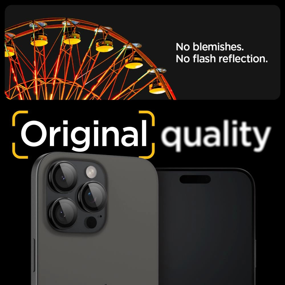 Osłona aparatu Spigen Glas.tR EZ Fit na iPhone 14 Pro - czarna 2 szt. – zdjęcie 13