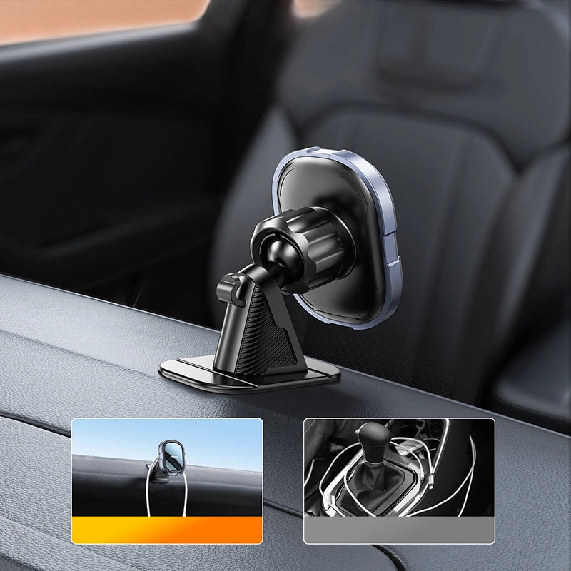 Joyroom uchwyt magnetyczny do na deskę rozdzielczą szary (JR-ZS311) – zdjęcie 9