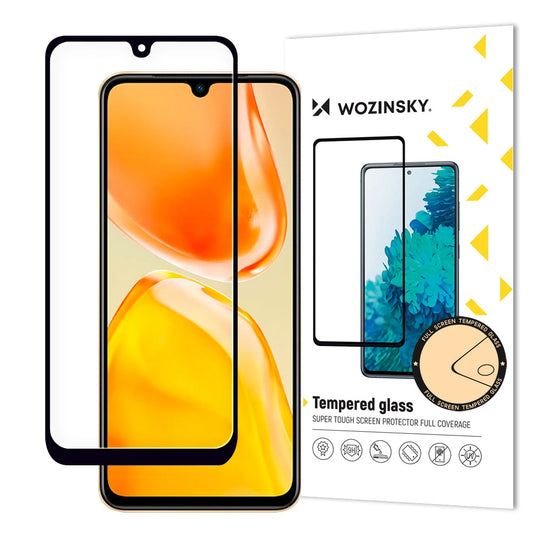 Wozinsky Full Glue szkło na cały ekran z ramką czarny (case friendly)