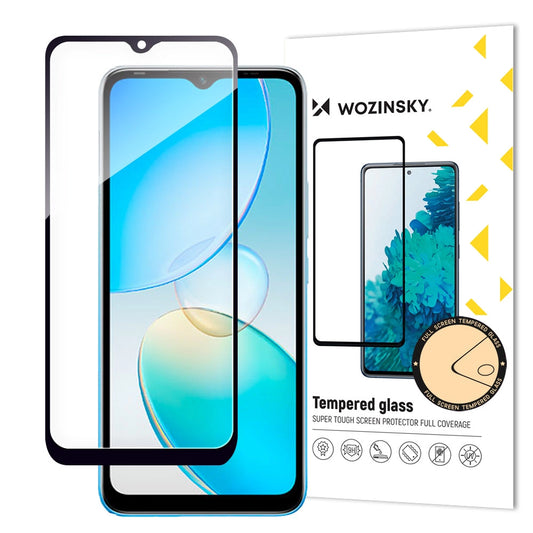 Wozinsky Full Glue szkło na cały ekran z ramką czarny (case friendly)