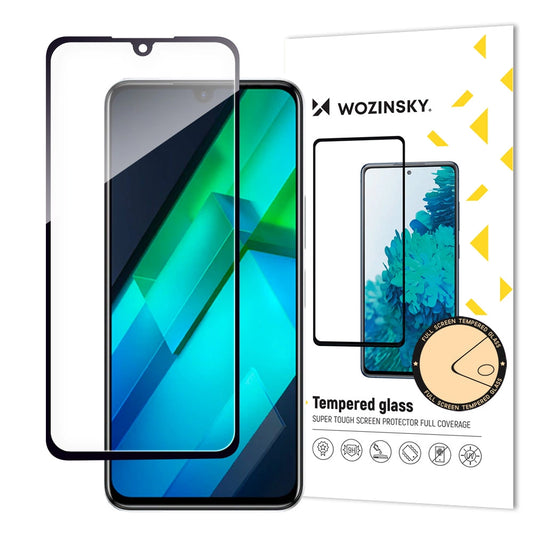 Wozinsky Full Glue szkło na cały ekran z ramką czarny (case friendly)