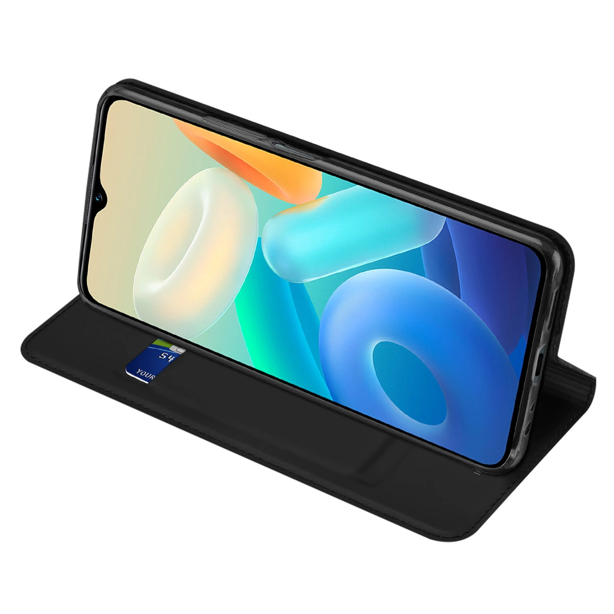 Dux Ducis Skin Pro etui Vivo Y16 / Y02s portfel kabura pokrowiec z klapką – zdjęcie 6