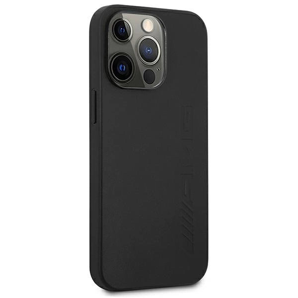 Etui AMG Leather Hot Stamped na iPhone 14 Pro Max - czarne – zdjęcie 4