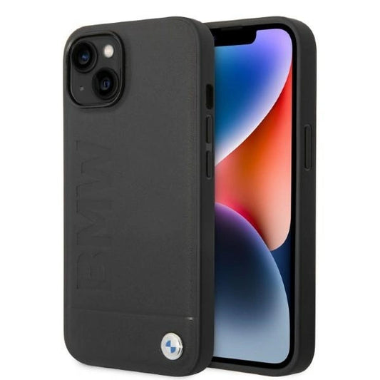 Etui BMW Signature Logo Imprint MagSafe na iPhone 14 - czarne