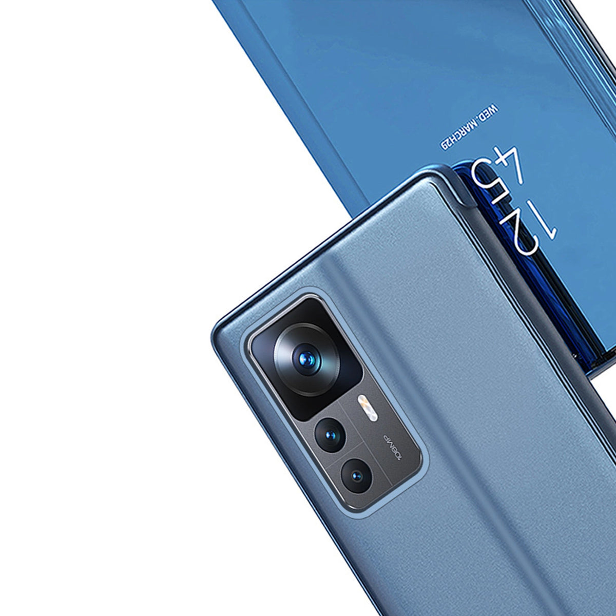 Clear View Case etui Xiaomi 12T Pro / Xiaomi 12T pokrowiec z klapką czarne – zdjęcie 6