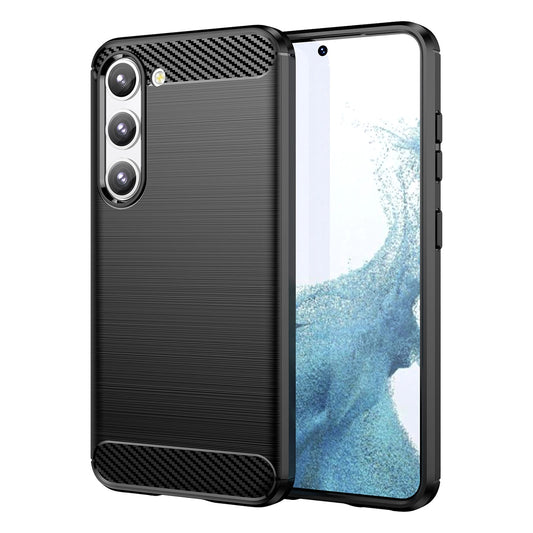 Carbon Case etui Samsung Galaxy S23+ elastyczny silikonowy karbonowy