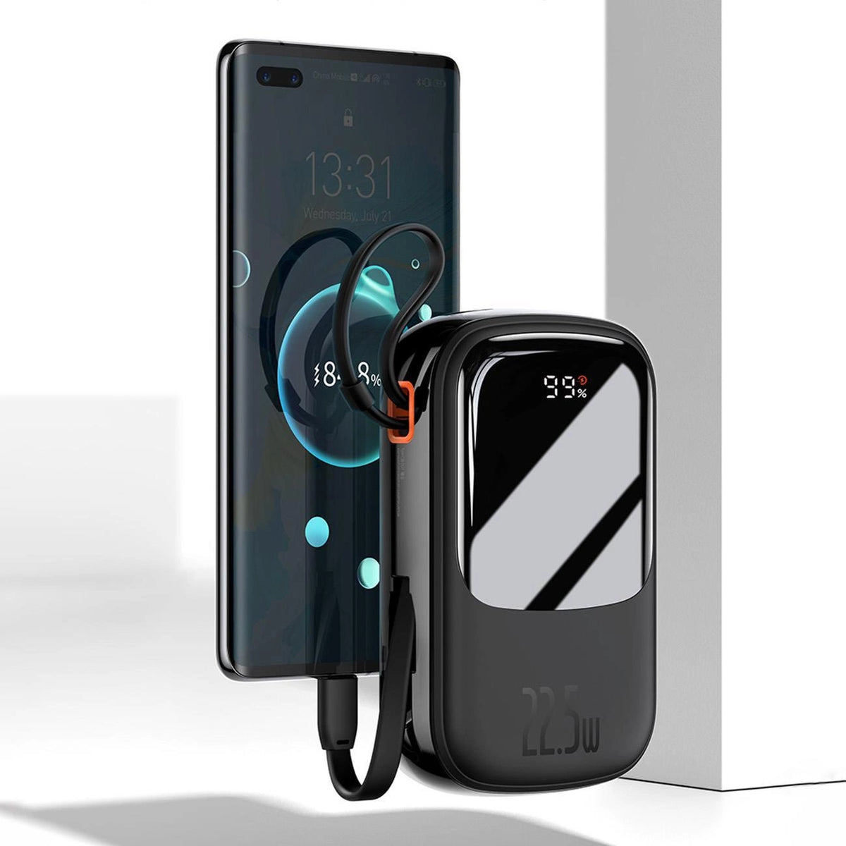 Baseus Qpow Digital Display powerbank z szybkim ładowaniem 10000mAh 22,5W – zdjęcie 12