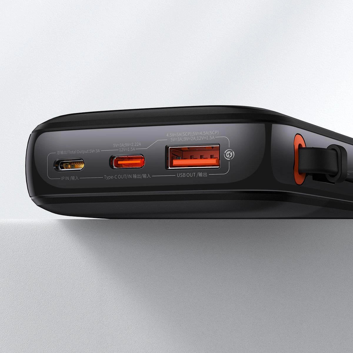 Baseus Qpow Digital Display powerbank z szybkim ładowaniem 10000mAh 22,5W – zdjęcie 9