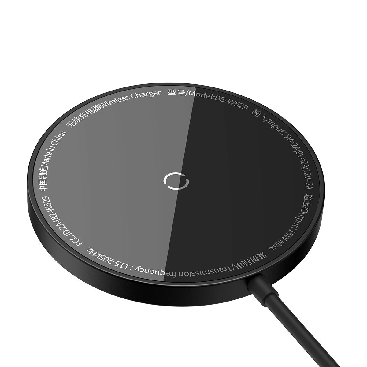 Baseus Simple Mini3 ładowarka indukcyjna MagSafe 15W czarny – zdjęcie 4