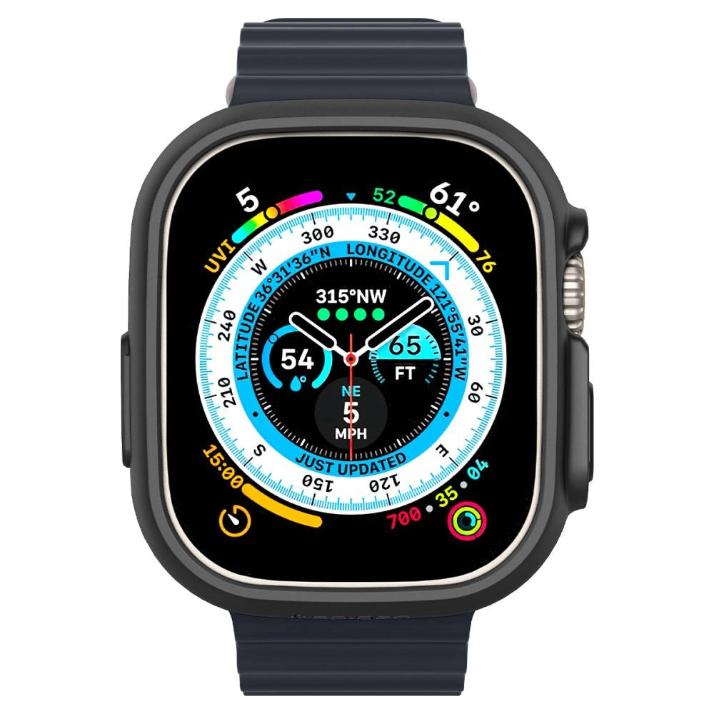 Etui Spigen Thin Fit na Apple Watch Ultra (49 mm) - czarne – zdjęcie 3