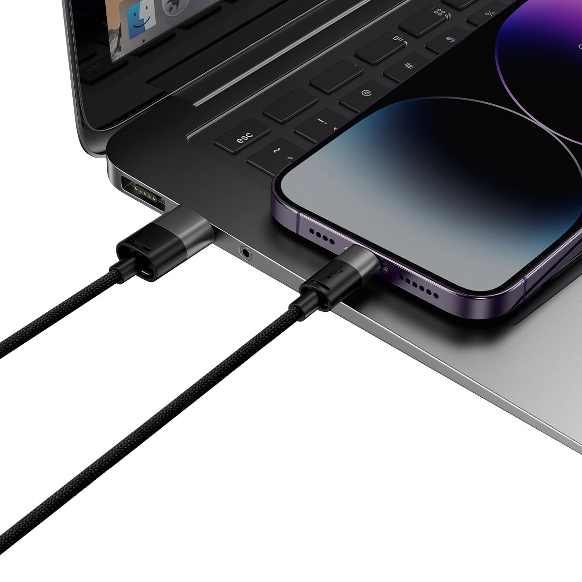 Kabel 3w1 USB - micro USB / Lightning / USB C 3.5A 1.2m Baseus - czarny