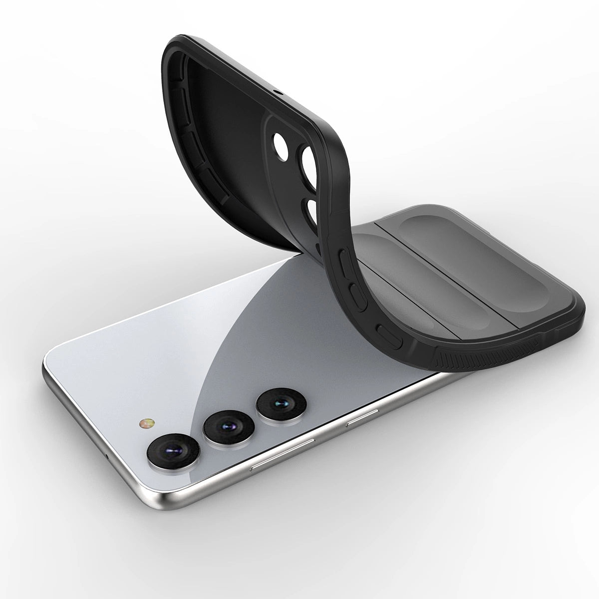 Magic Shield do Samsung Galaxy S23+ elastyczny pancerny pokrowiec czarne – zdjęcie 2
