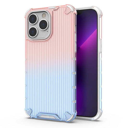 Ombre Protect do iPhone 13 Pro Max pancerny pokrowiec różowo-niebieskie