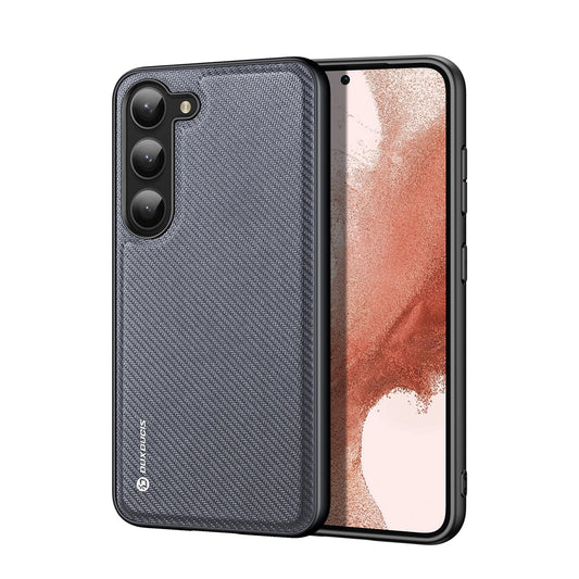 Dux Ducis Fino etui Samsung Galaxy S23+ pokrowiec z silikonową ramką szare