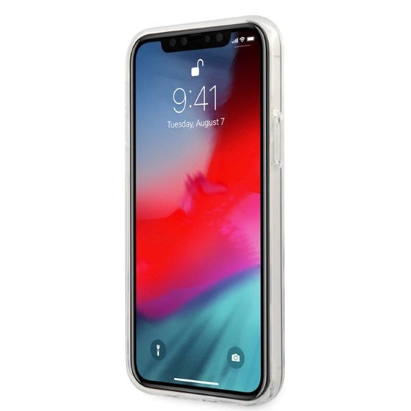 Etui AMG Electroplate Vertical na iPhone 12 / iPhone 12 Pro - przezroczyste