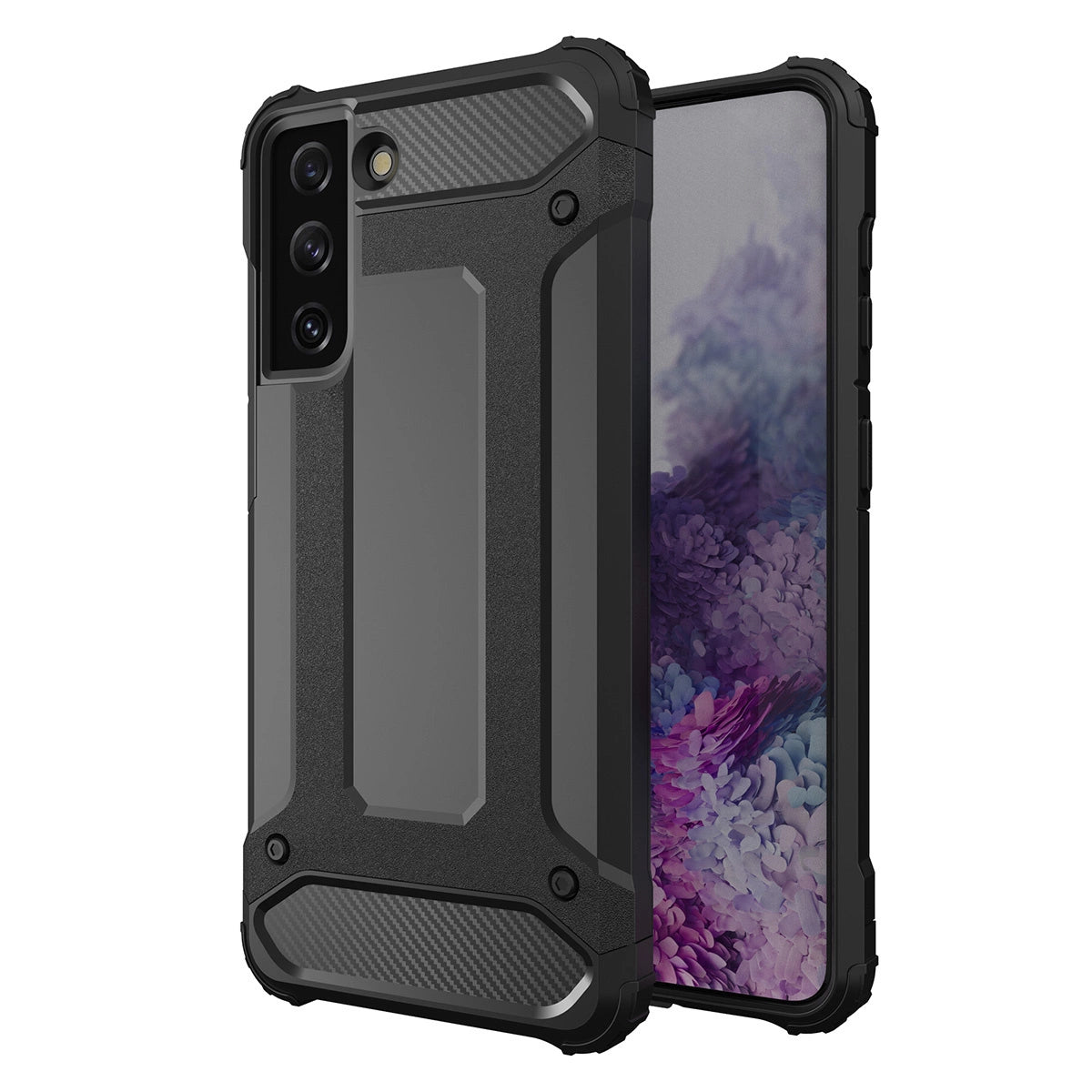 Hybrid Armor do Samsung Galaxy S23+ pancerny hybrydowy pokrowiec czarne