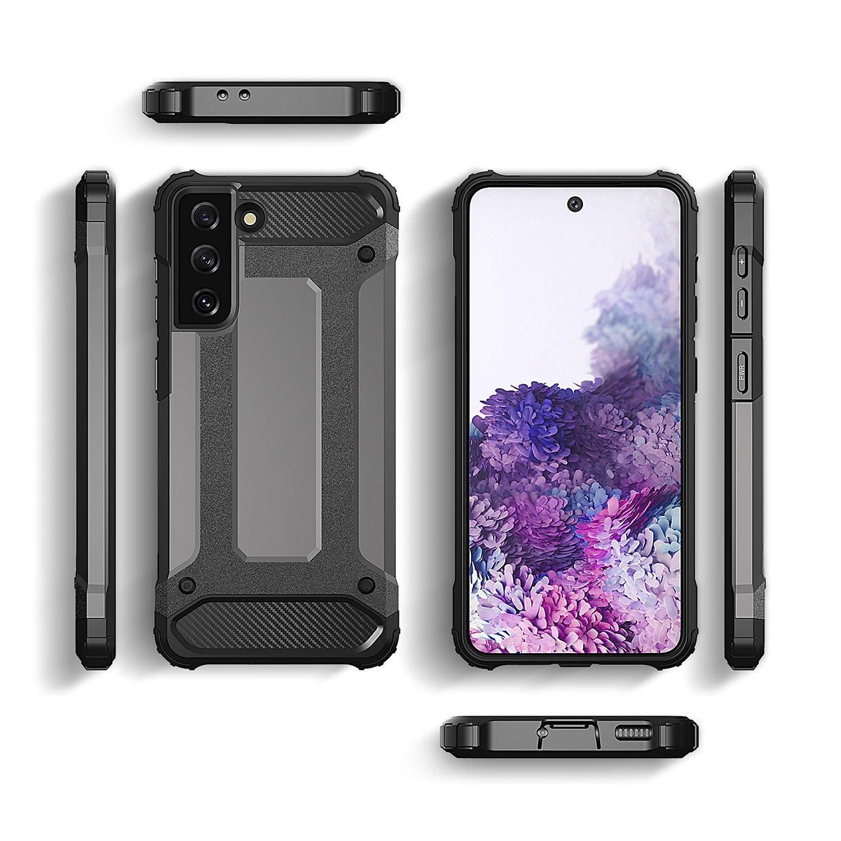 Hybrid Armor do Samsung Galaxy S23+ pancerny hybrydowy pokrowiec czarne – zdjęcie 4