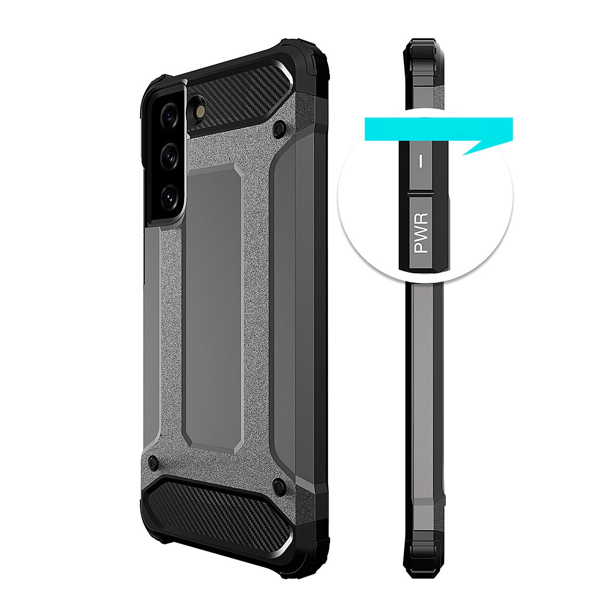 Hybrid Armor do Samsung Galaxy S23+ pancerny hybrydowy pokrowiec czarne – zdjęcie 5