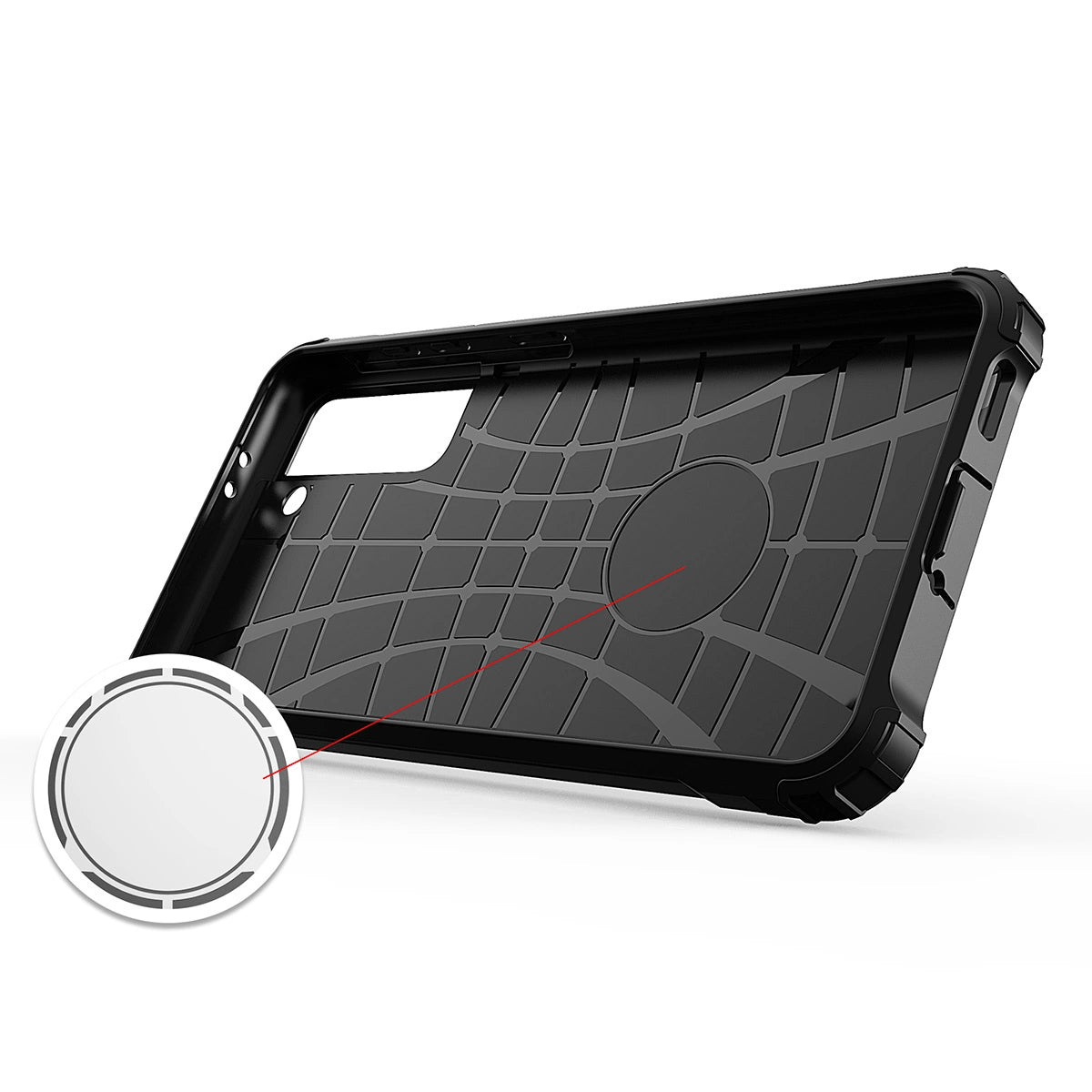Hybrid Armor do Samsung Galaxy S23+ pancerny hybrydowy pokrowiec czarne – zdjęcie 6