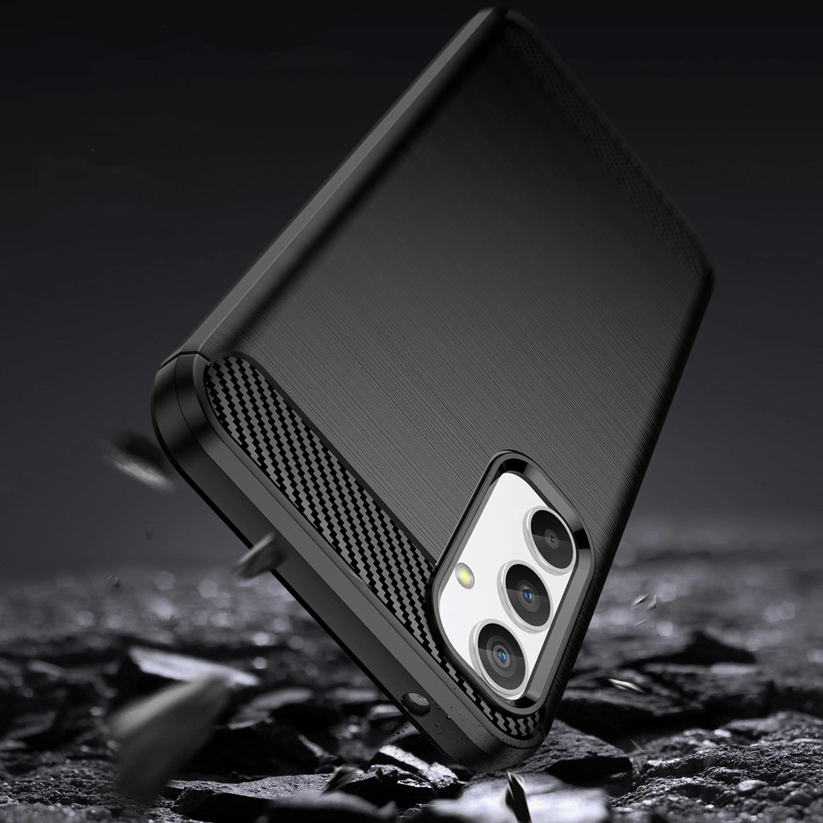 Carbon Case etui do Realme 10 Pro elastyczny silikonowy karbonowy – zdjęcie 3