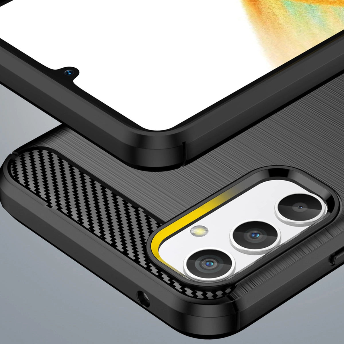 Carbon Case etui do Realme 10 Pro elastyczny silikonowy karbonowy – zdjęcie 6