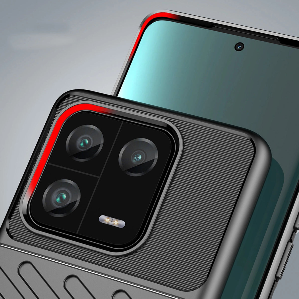 Thunder Case etui do Xiaomi 13 Pro silikonowy pancerny pokrowiec czarne – zdjęcie 6