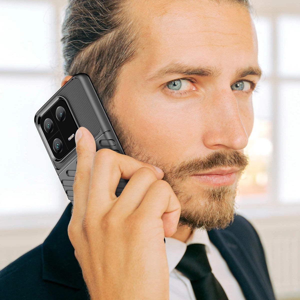 Thunder Case etui do Xiaomi 13 Pro silikonowy pancerny pokrowiec czarne – zdjęcie 7