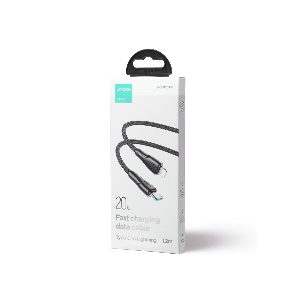 Kabel Joyroom Surpass Series A11 Lightning / USB-C 20W 1.2 m - czarny – zdjęcie 5