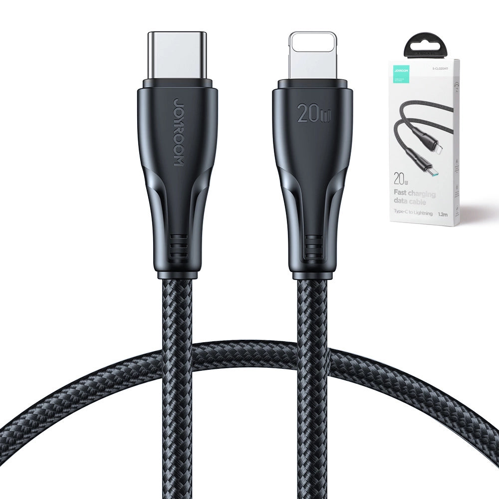 Kabel Joyroom Surpass Series A11 Lightning / USB-C 20W 1.2 m - czarny – zdjęcie 4